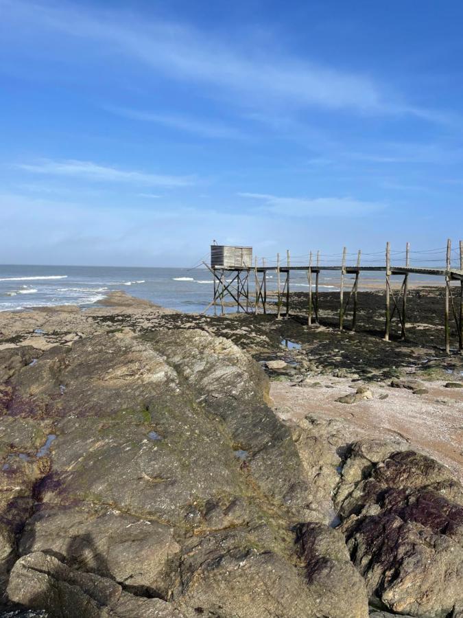 Appartement à 1 pas de la Plage, Ambiance Bohème Naturel Préfailles Exterior foto